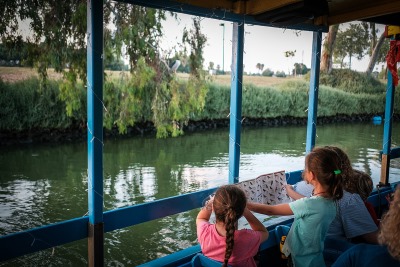 שקיעה בפארק הירקון אוגוסט 2019